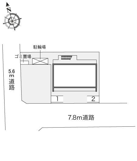 日向(21190)の駐車配置図