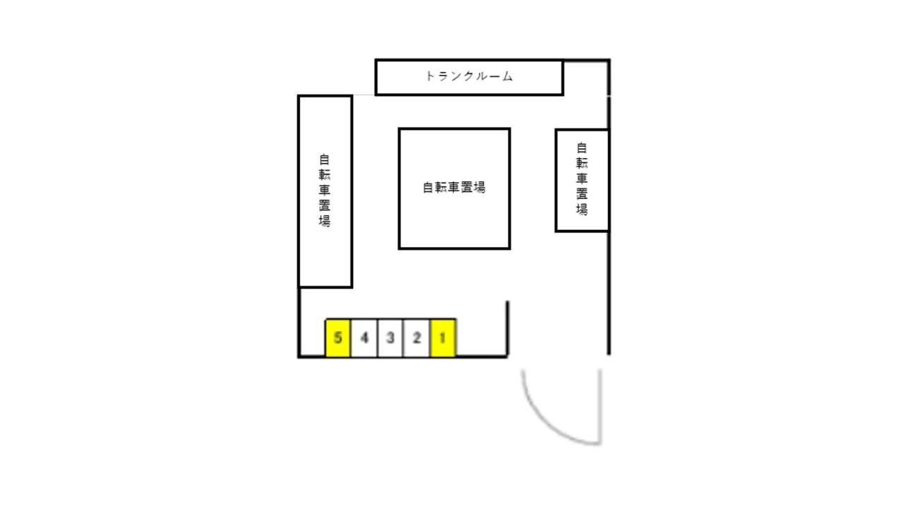 リヴシティ恵比寿の駐車配置図