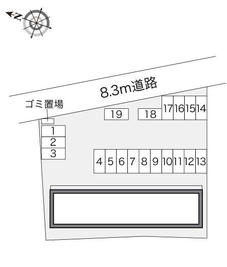 ＡＳＡＨＩ(22380)の駐車配置図