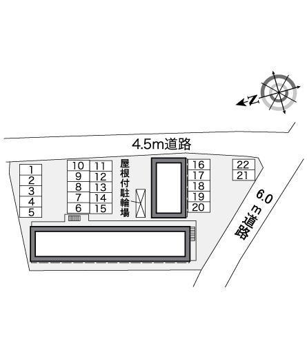 四畝(36000)の駐車配置図