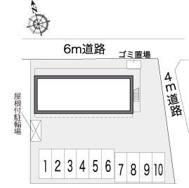 ユーハイツ(14666)の駐車配置図