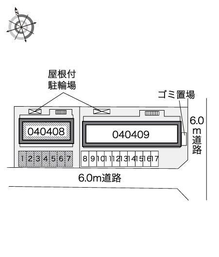 リヴェールⅡ(40408)の駐車配置図