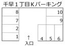 千早１丁目Ｋパーキングの駐車場
