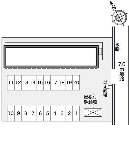 Ｗｉｌｌ(26210)の駐車配置図