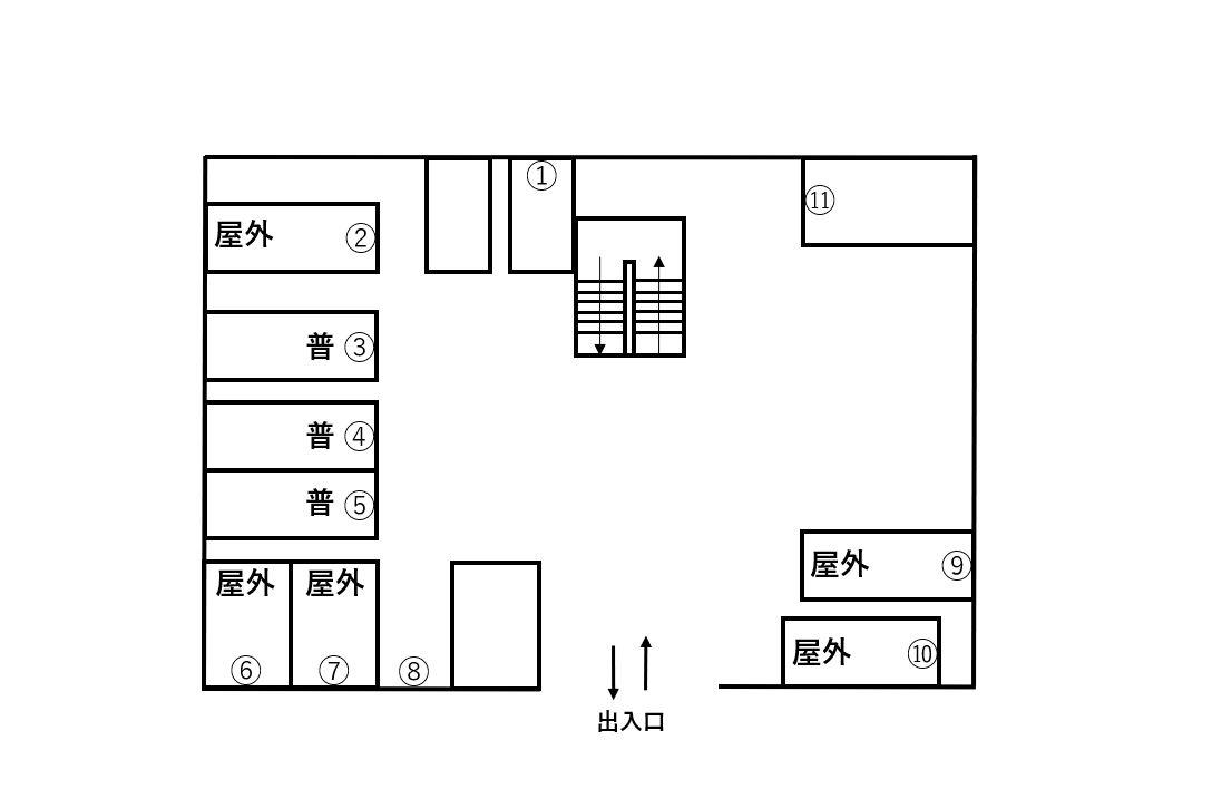 HOUSE　貴の駐車配置図