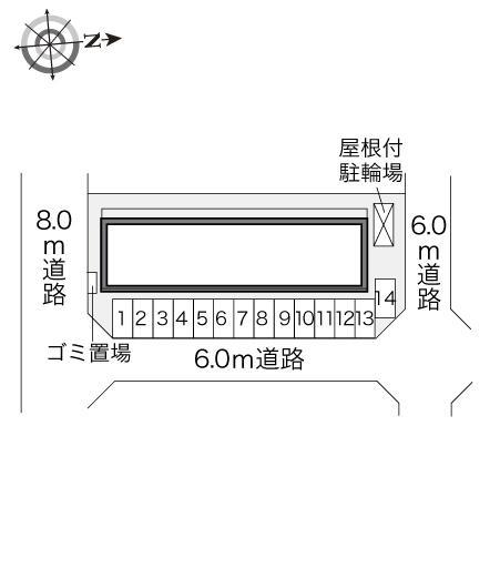 アルファ(23657)の駐車配置図