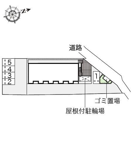 グレイスメゾン(54168)の駐車配置図