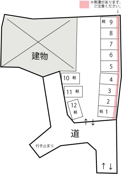 M・Sパーキング　の駐車配置図