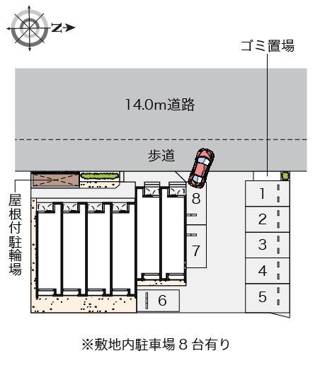 クレイノラ　フォルトゥーナ(57185)の駐車配置図