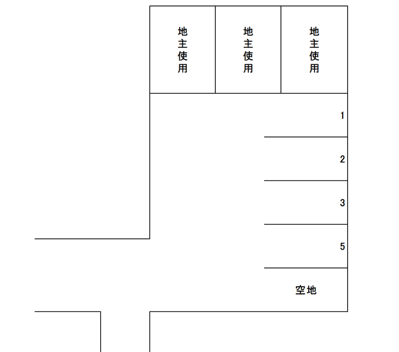 000187の駐車配置図