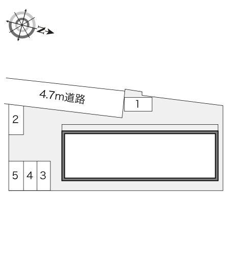 メルベーユⅣ(21367)の駐車配置図