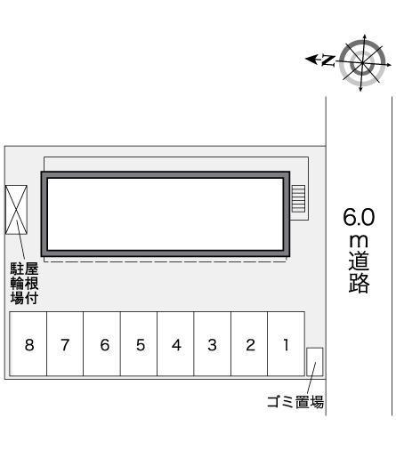 フレッサ(26468)の駐車配置図