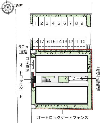 リゲル(42997)の駐車配置図