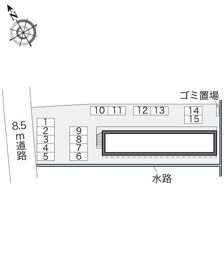 アムール(18532)の駐車配置図