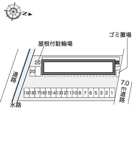 おおまち(41159)の駐車配置図