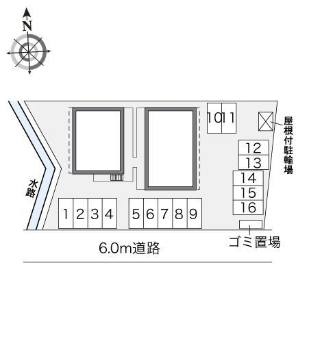 ハイツファースト(28055)の駐車配置図