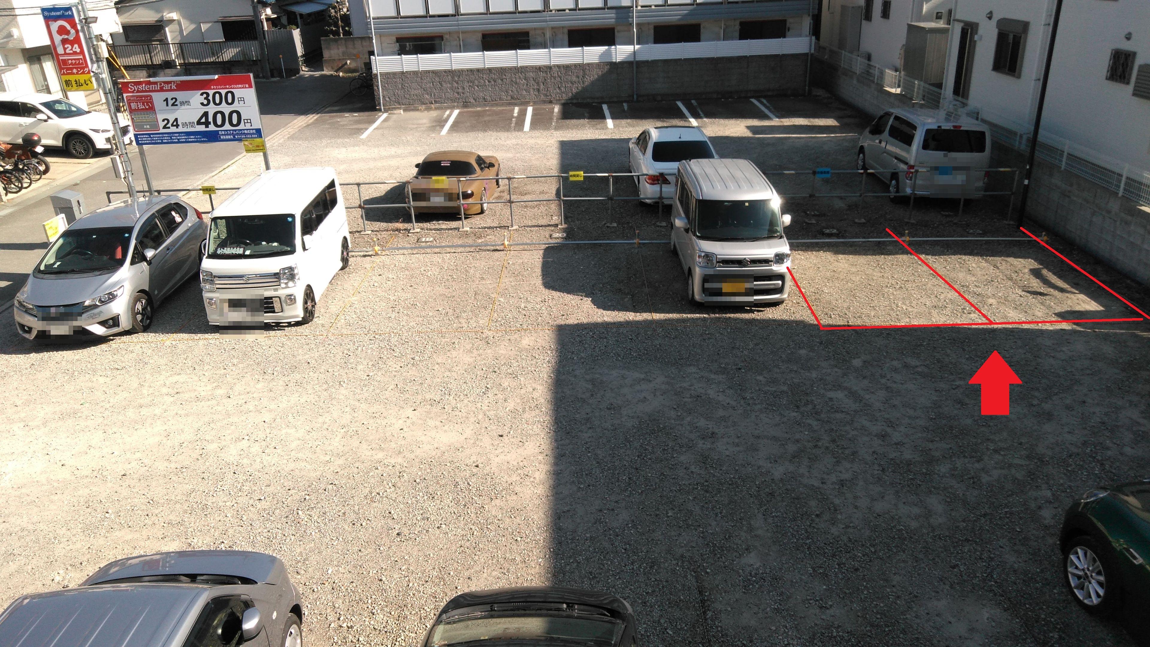 久代４丁目駐車場の外観・駐車場イメージ2枚目