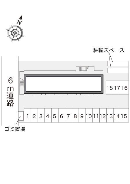 ＫＡＴＯＵハイツ(12512)の駐車配置図