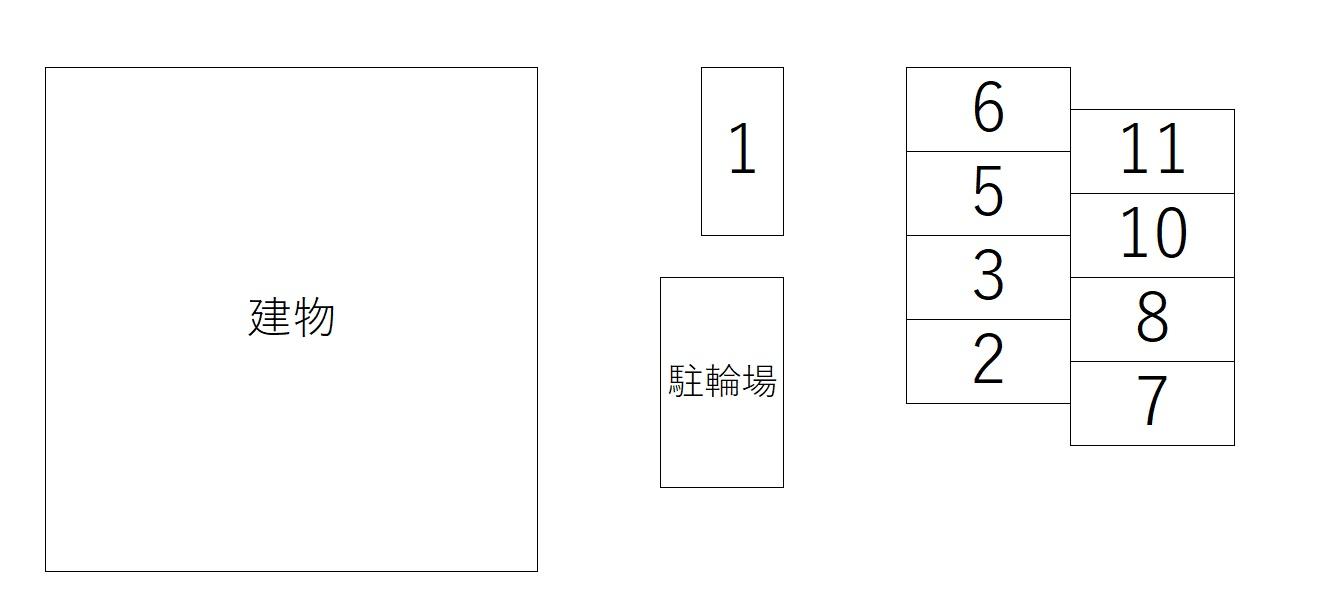 60259ENSOLEILLEⅠの駐車配置図