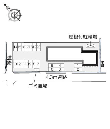 アーバンヒルズＳＵＥ(33750)の駐車配置図