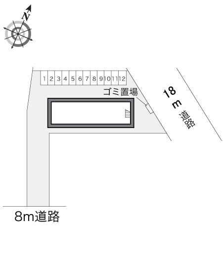 エクセル(16625)の駐車配置図