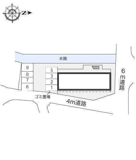 ベンデュール(15500)の駐車配置図