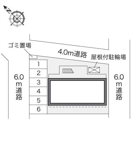 Ｕフォンターナ(24125)の駐車配置図