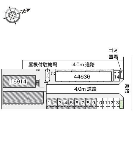 Ｆｉｒｓｔ　Ａｓｔｙ(16914)の駐車配置図