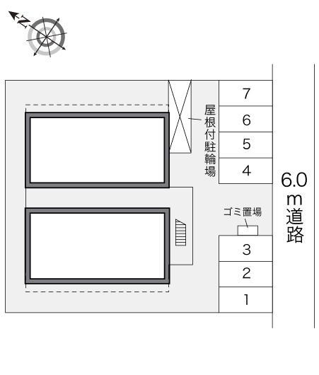 東尾道(24317)の駐車配置図