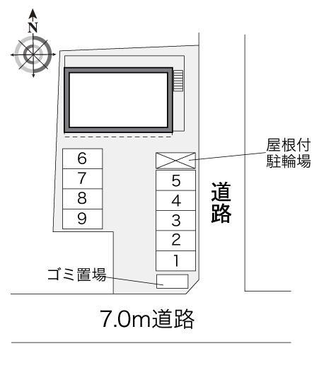 グランデＥ(32956)の駐車配置図
