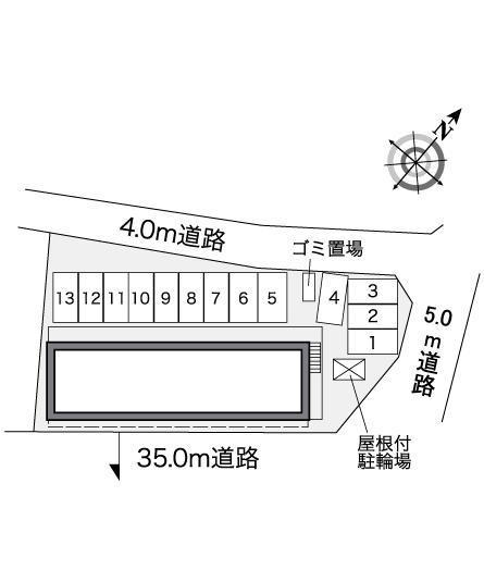 さくら(38895)の駐車配置図