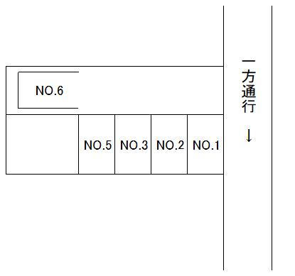医学町通2駐車場の駐車配置図