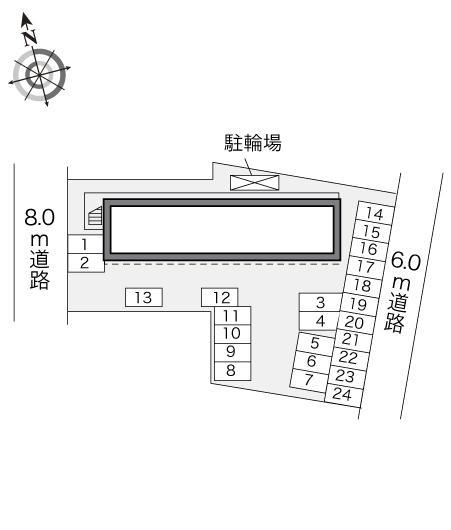 エルハーベン(23626)の駐車配置図