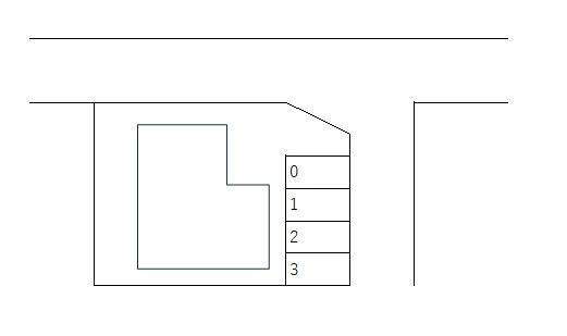 アップルパーキングTTの駐車配置図