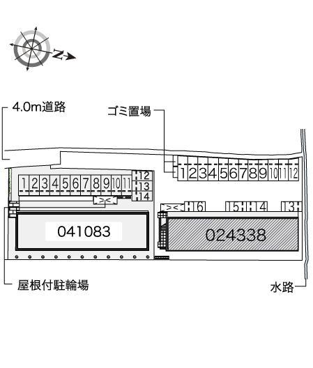 ＷｅｎｄｙｓＢｅｌｌ(24338)の駐車配置図