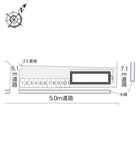 ミュール(17376)の駐車配置図