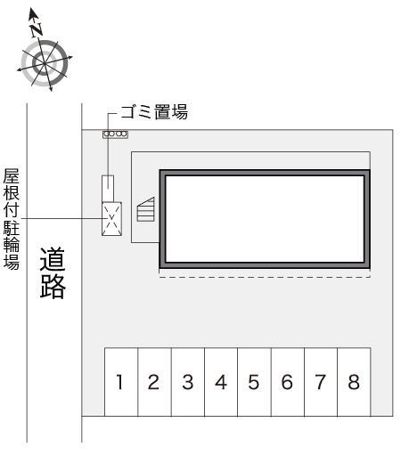 アミティエ(16246)の駐車配置図