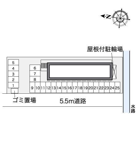 Ｈｏｕｓｅ　Ｕｍｉ(38630)の駐車配置図