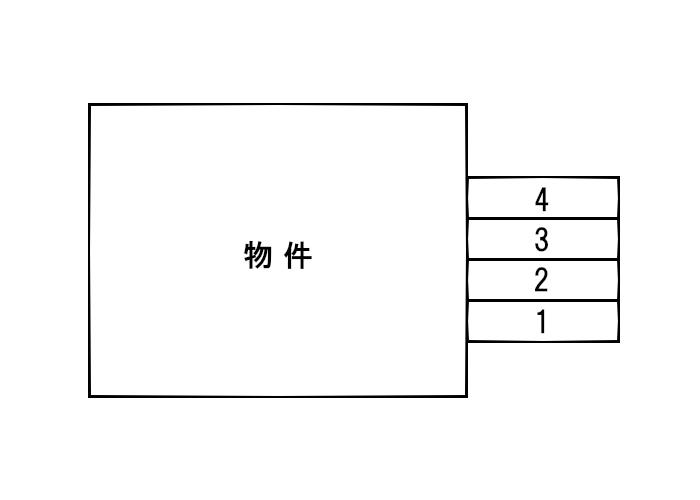 本町Ｋパーキングの駐車配置図