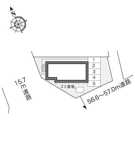 Ｍａｒｙ(17678)の駐車配置図