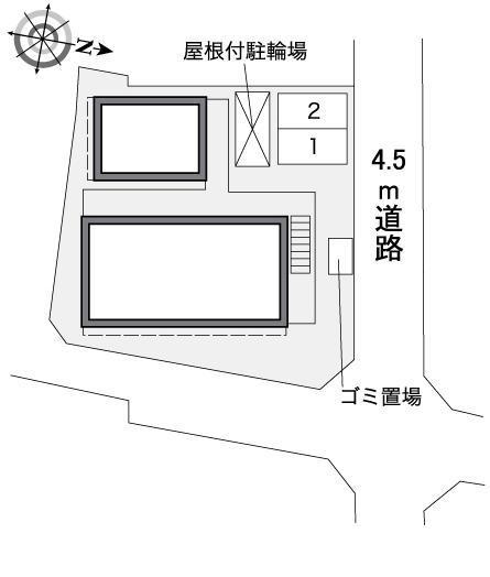 元橋本Ⅰ(38406)の駐車配置図