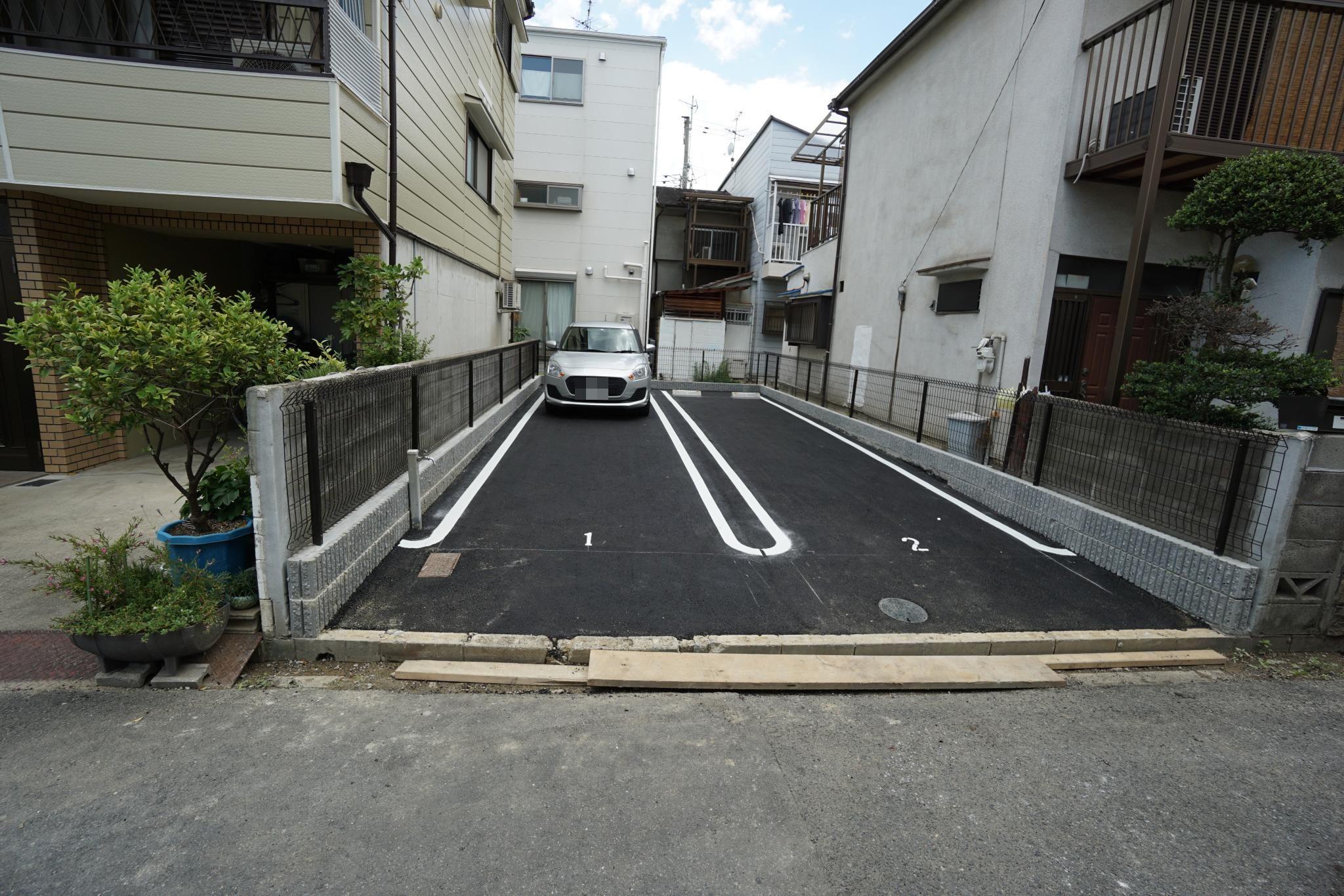 レジデンス大池の外観・駐車場イメージ1枚目