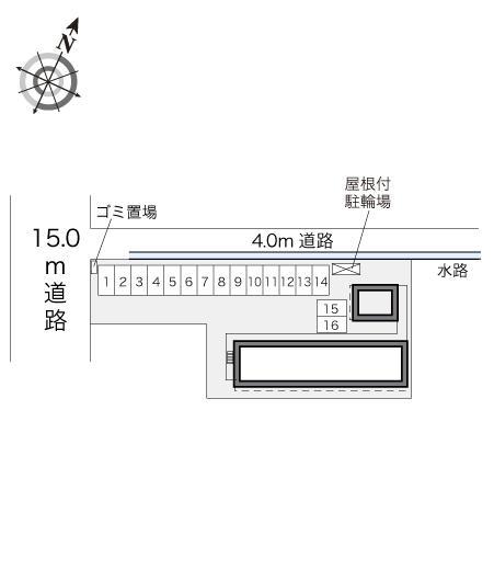 ＳＡＫＡＥ(24599)の駐車配置図