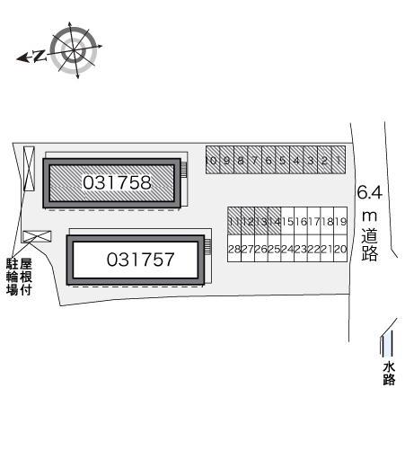 オアシスⅡ(31758)の駐車配置図