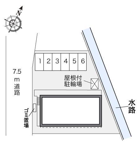 片岸(28740)の駐車配置図