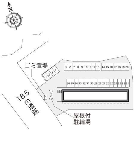 プレミアム　ケイツー(31495)の駐車配置図