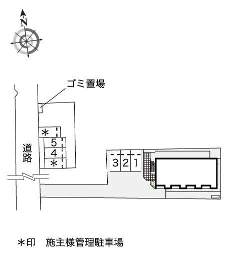 マ　メゾン　豆田(53568)の駐車配置図