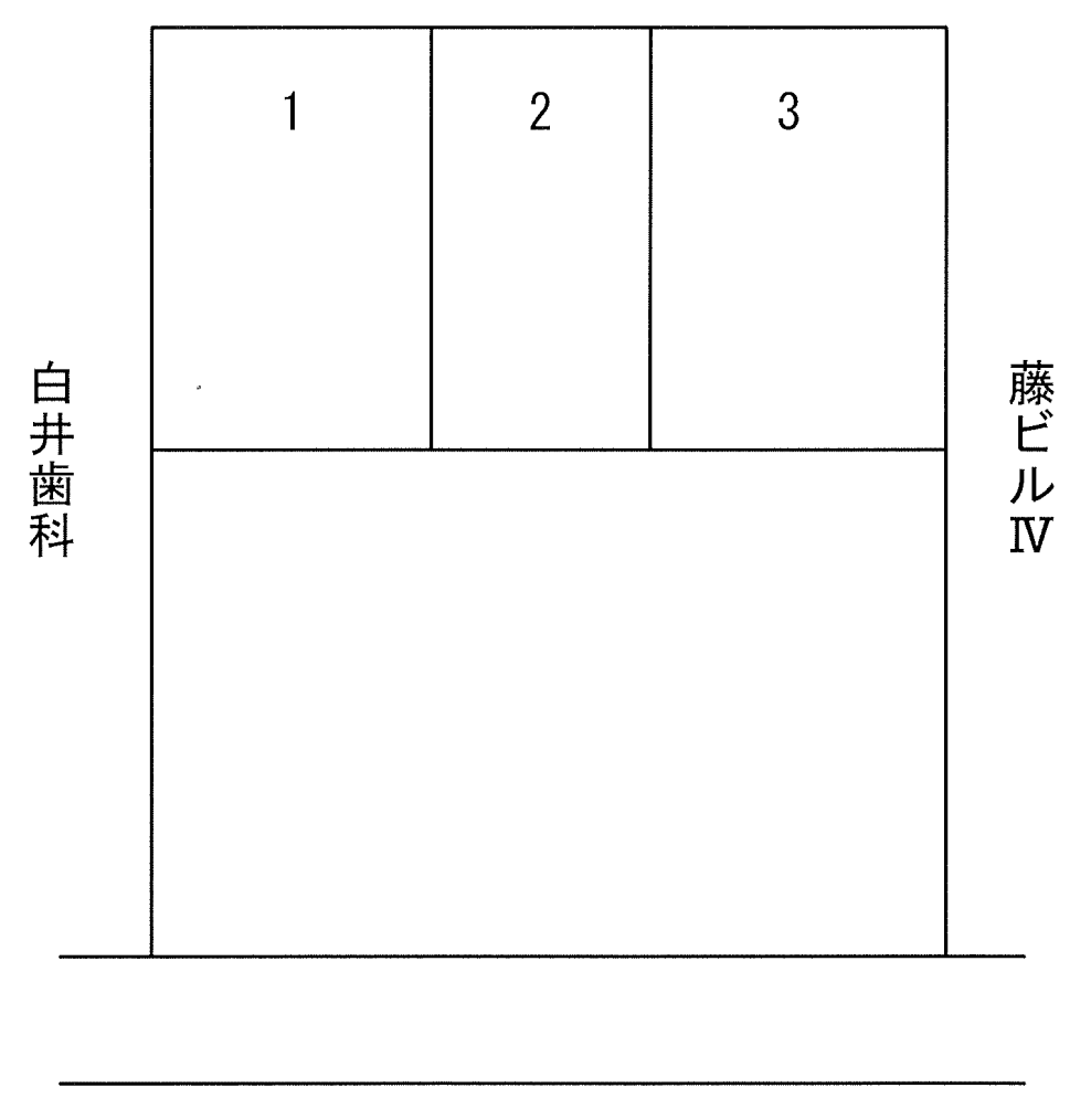 末広町パーキングの駐車配置図