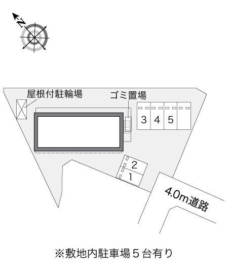 Ｒ１ヒルズⅡ(25278)の駐車配置図