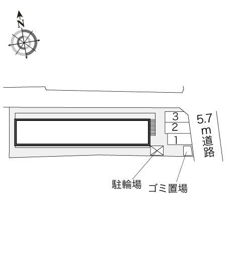 コンフォール　メゾン(17806)の駐車配置図